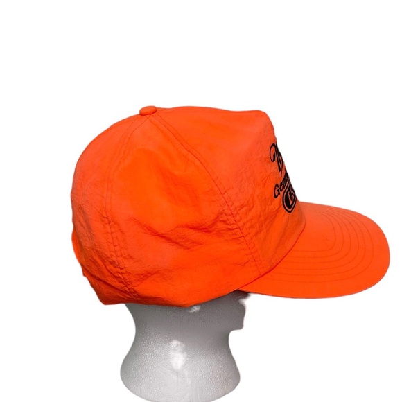 Vintage Neon Orange Miller Light Beer Snapback Hat One Size - Picture 5 of 6